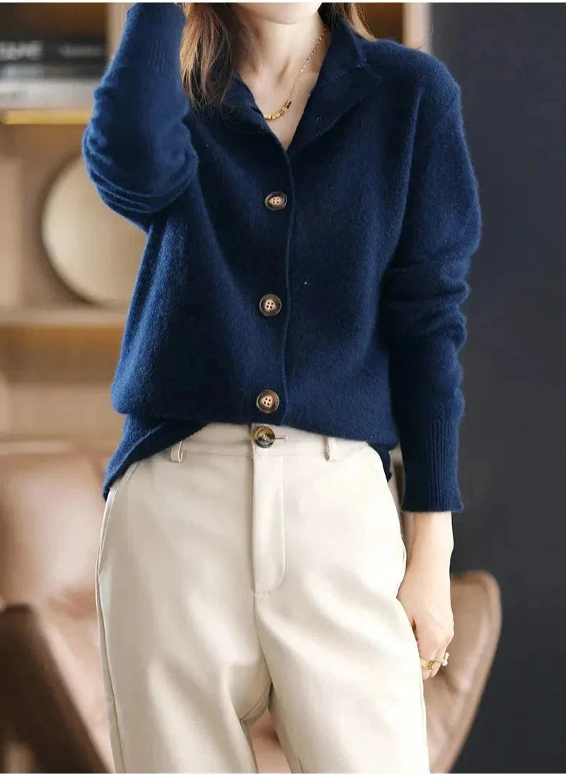 Lily Melbourne Laure - Timeless cashmere cardigan for elegant layering