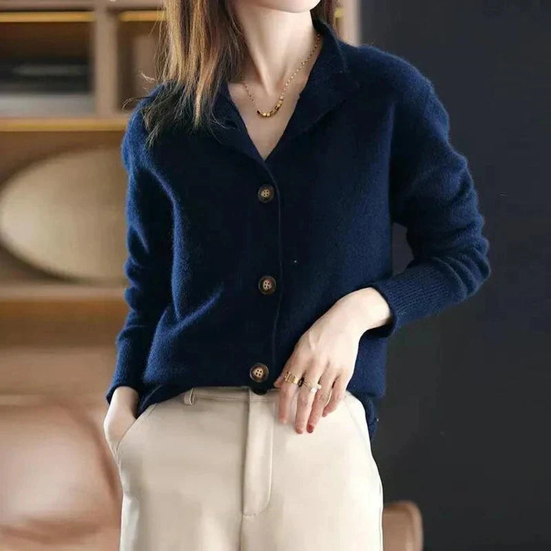 Lily Melbourne Laure - Timeless cashmere cardigan for elegant layering
