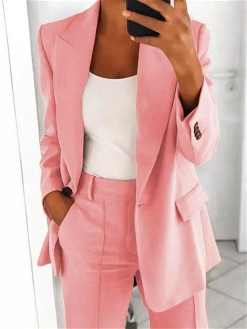Lily Melbourne Lauren - Elegant blazer set with tailored fit and versatility