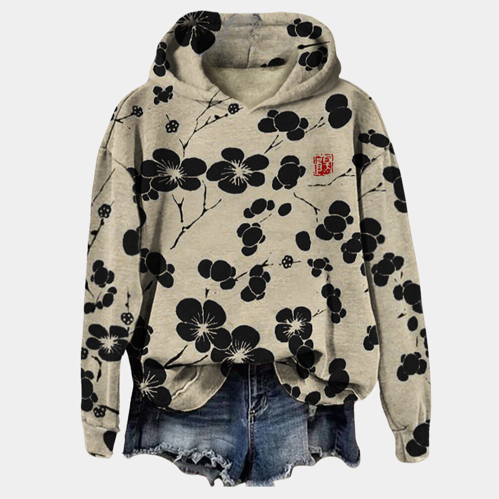 Lily Melbourne Maeve Women's Cozy Winter Floral Sweater - Stylish & Warm
