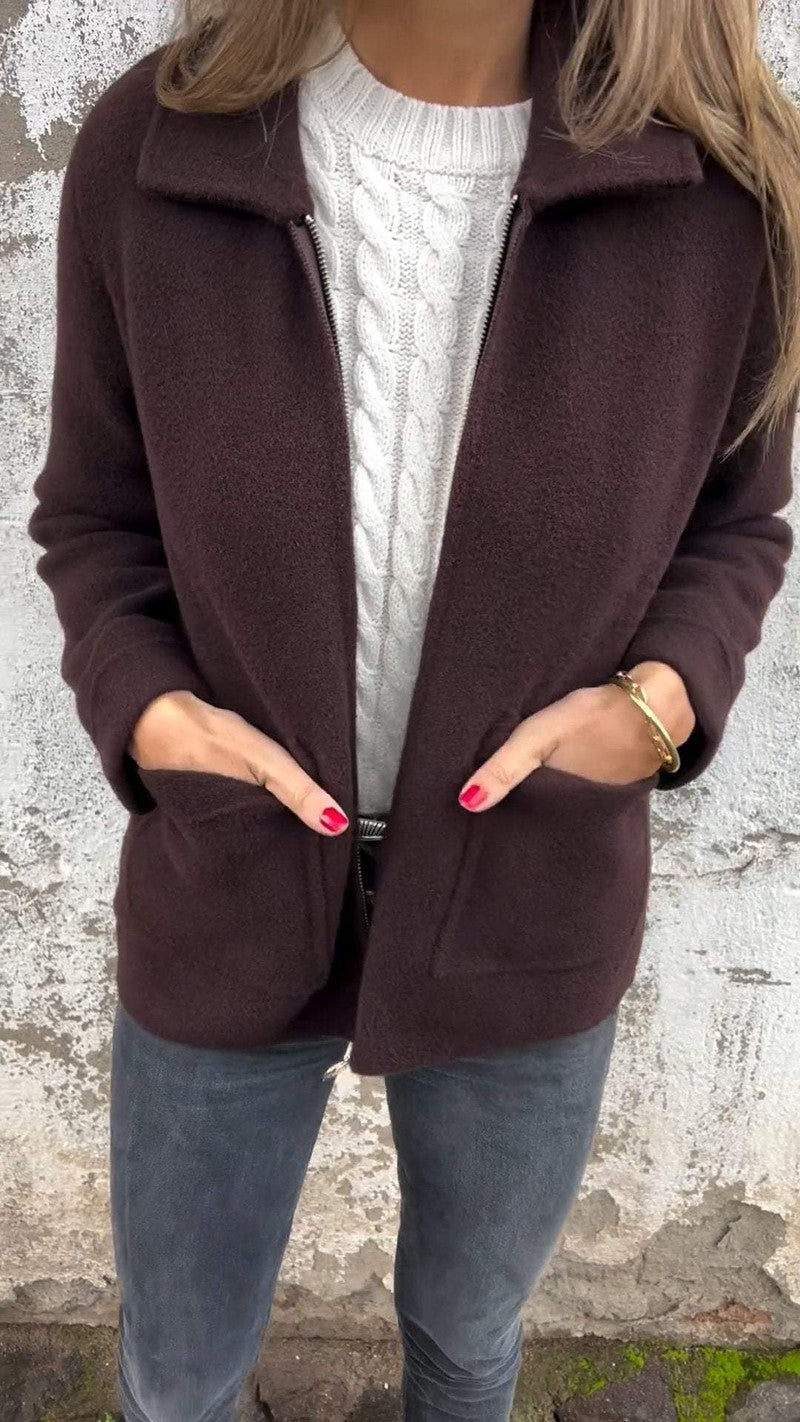 Lily Melbourne Maya - Elegant wool cardigan jacket for stylish comfort