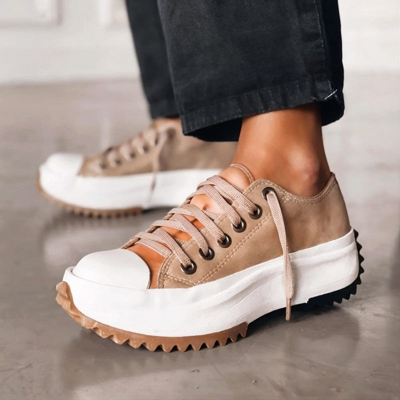 Lily Melbourne Maya - Stylish leather platform sneakers for ultimate comfort