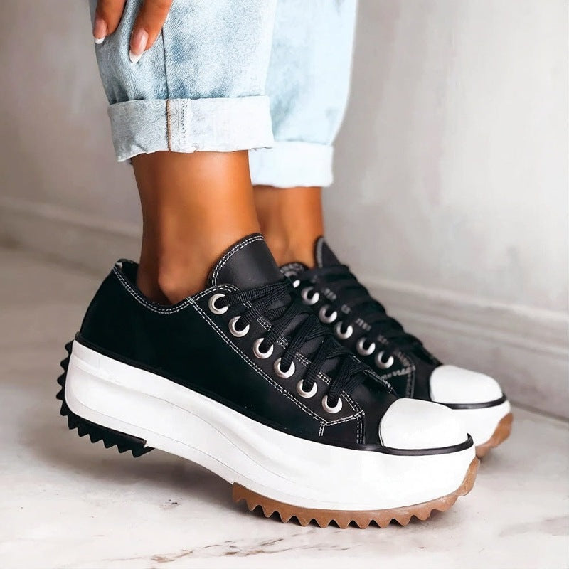 Lily Melbourne Maya - Stylish leather platform sneakers for ultimate comfort