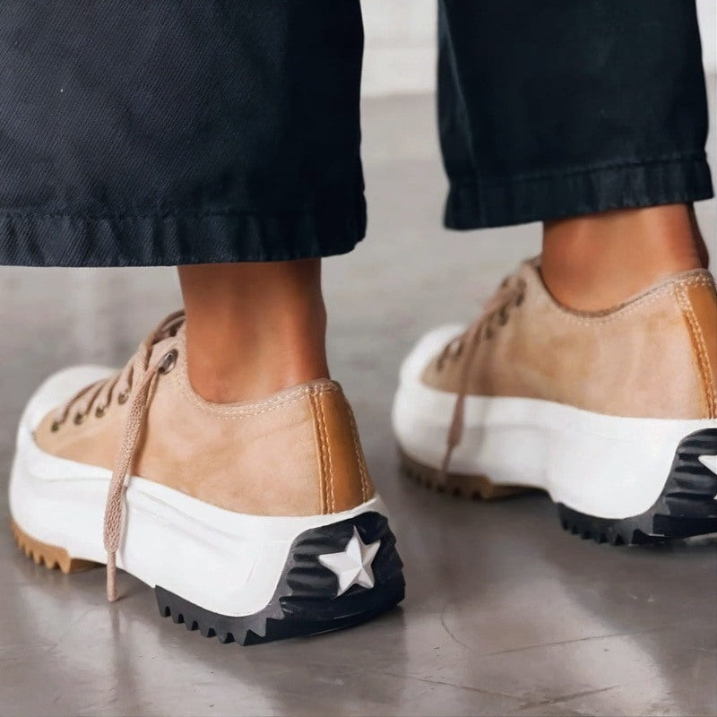 Lily Melbourne Maya - Stylish leather platform sneakers for ultimate comfort
