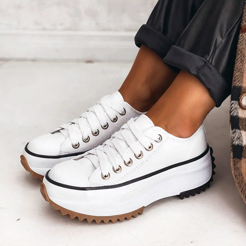 Lily Melbourne Maya - Stylish leather platform sneakers for ultimate comfort