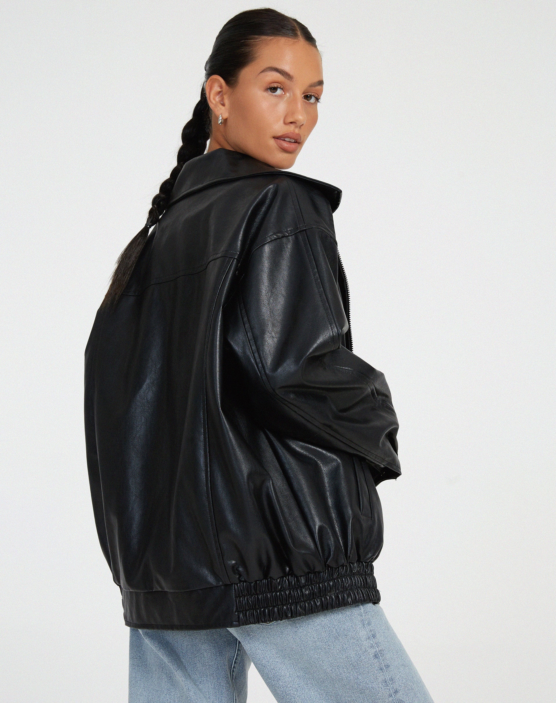 Lily Melbourne Meadow Classic PU Leather Jacket - Stylish & Durable