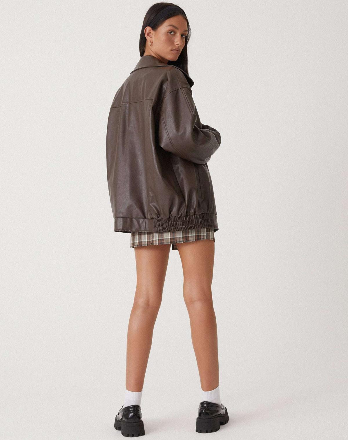 Lily Melbourne Meadow Classic PU Leather Jacket - Stylish & Durable