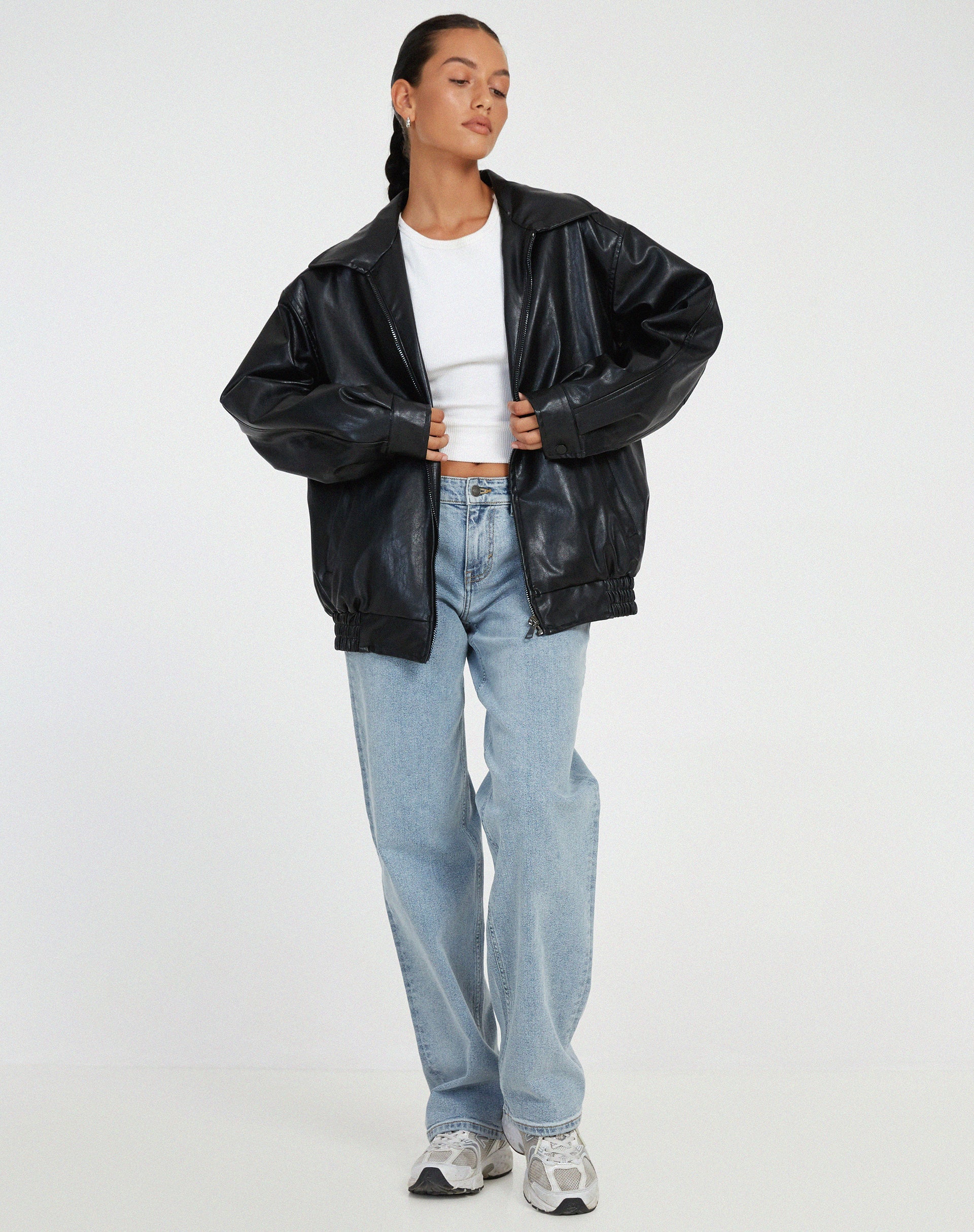 Lily Melbourne Meadow Classic PU Leather Jacket - Stylish & Durable