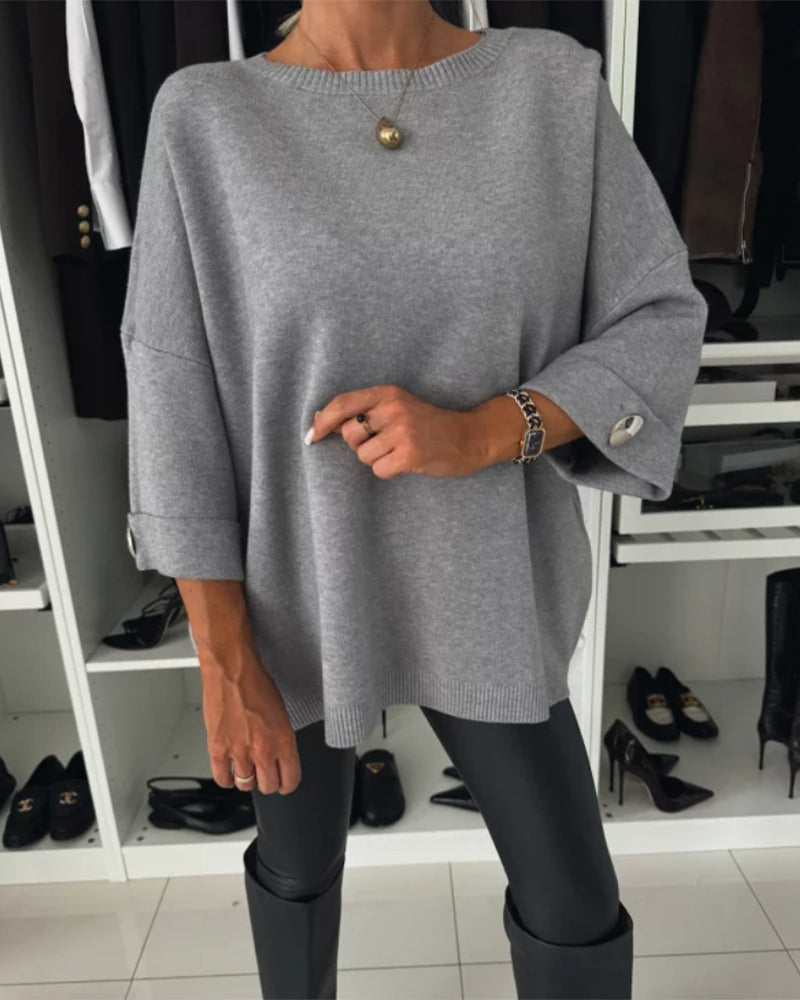 Lily Melbourne Molly Elegant Knit Blouse - Chic, Comfortable & Versatile
