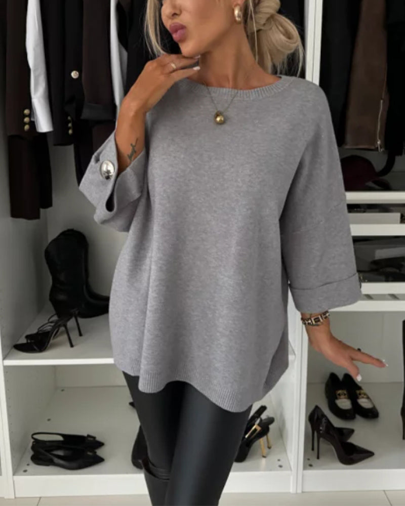 Lily Melbourne Molly Elegant Knit Blouse - Chic, Comfortable & Versatile
