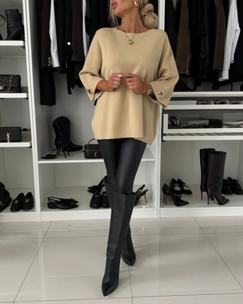 Lily Melbourne Molly Elegant Knit Blouse - Chic, Comfortable & Versatile