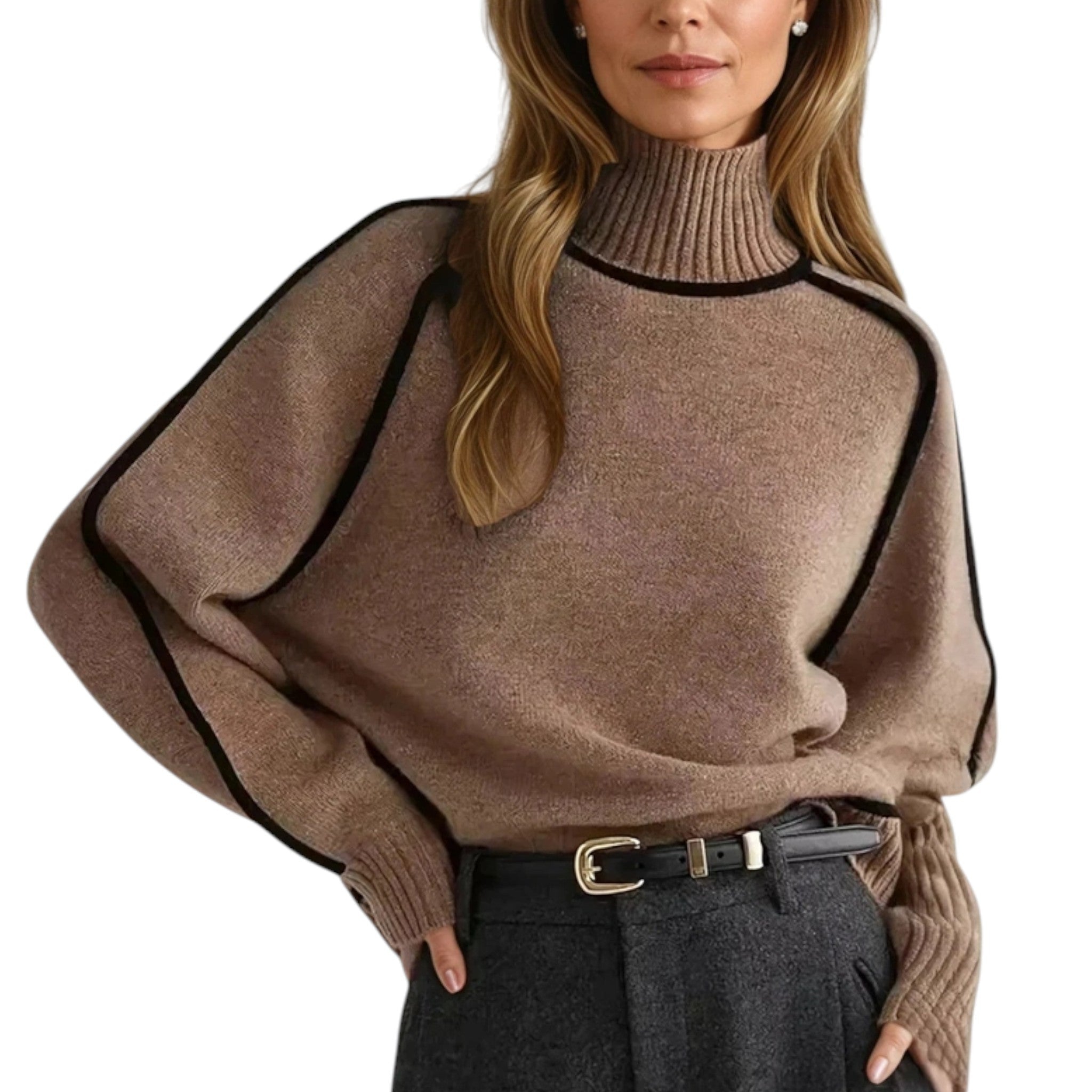 Sophie - Luxurious Cashmere Couture Turtleneck Sweater