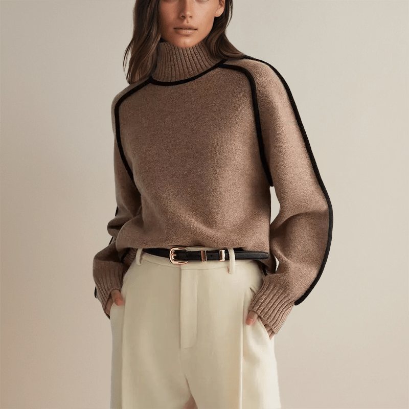 Lily Melbourne New Arrivals Sophie - Luxurious cashmere couture turtleneck sweater