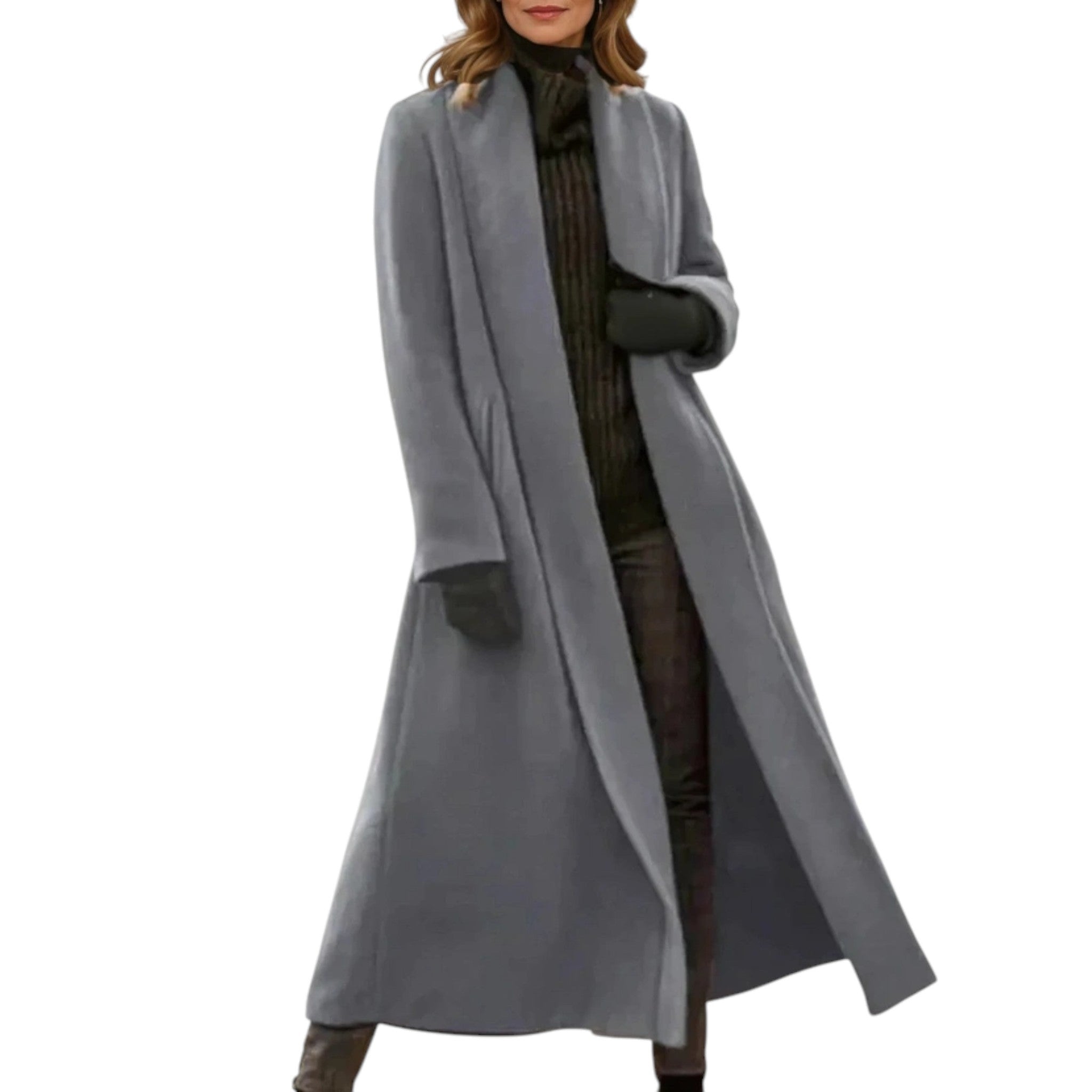 Ophelia - Long and timeless wool coat for elegant style