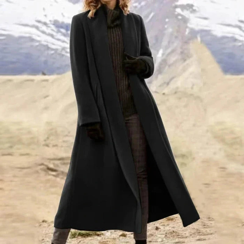 Lily Melbourne Ophelia - Long and timeless wool coat for elegant style