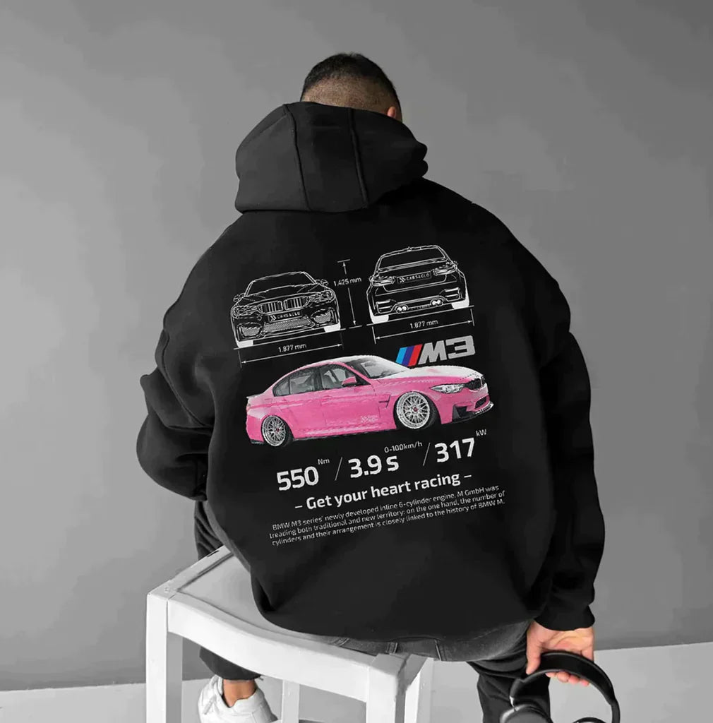 Lily Melbourne Scarlett Unisex Oversized Racing Hoodie - Stylish & Comfortable