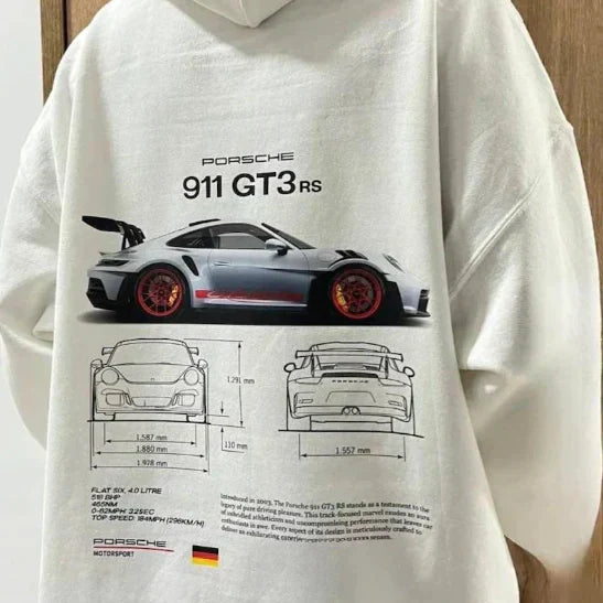 Lily Melbourne Scarlett Unisex Oversized Racing Hoodie - Stylish & Comfortable