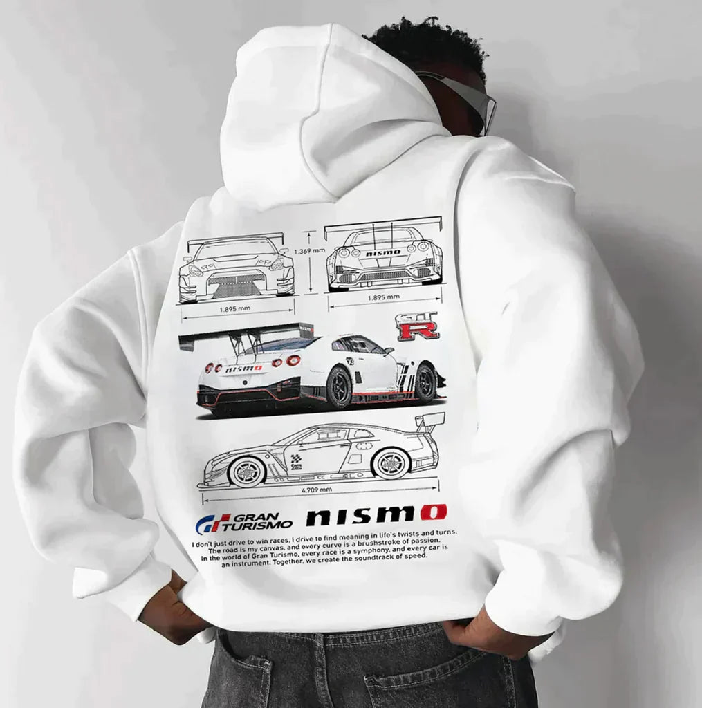 Lily Melbourne Scarlett Unisex Oversized Racing Hoodie - Stylish & Comfortable
