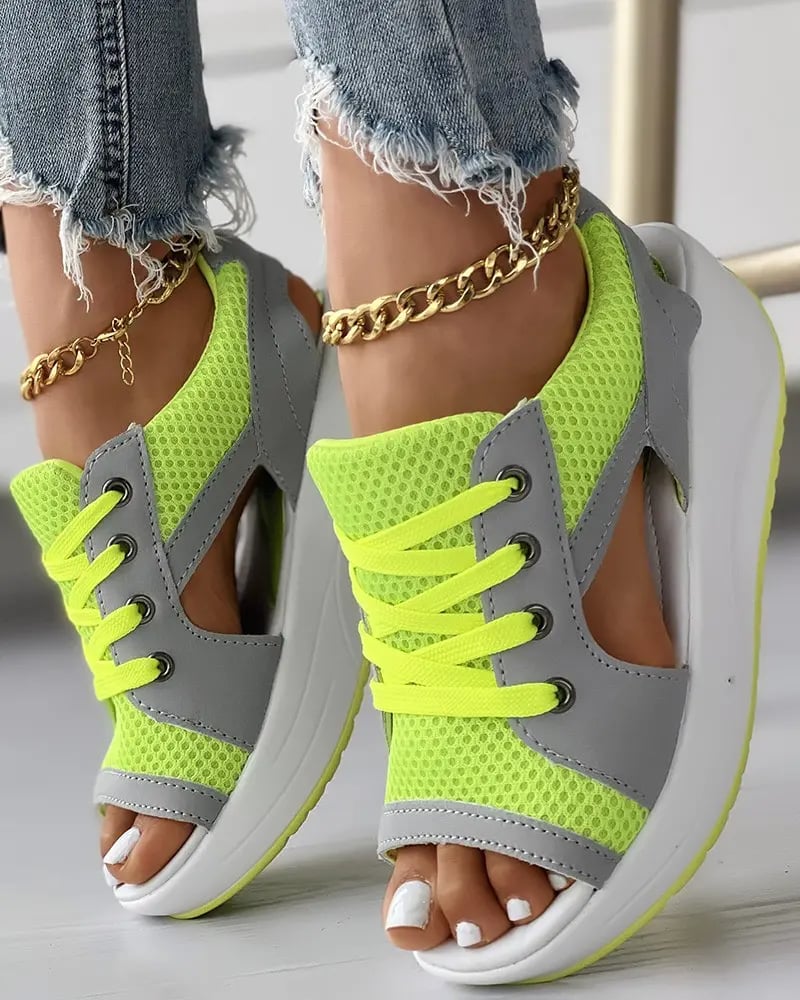 Lily Melbourne Schuhe Lieke - Stylish orthopedic sandals with chic bow and lace-up design