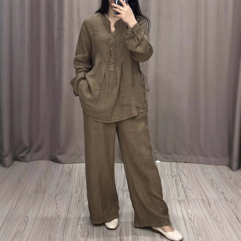 Lily Melbourne Set Julia - Jet™ Cotton linen set for luxurious comfort & style