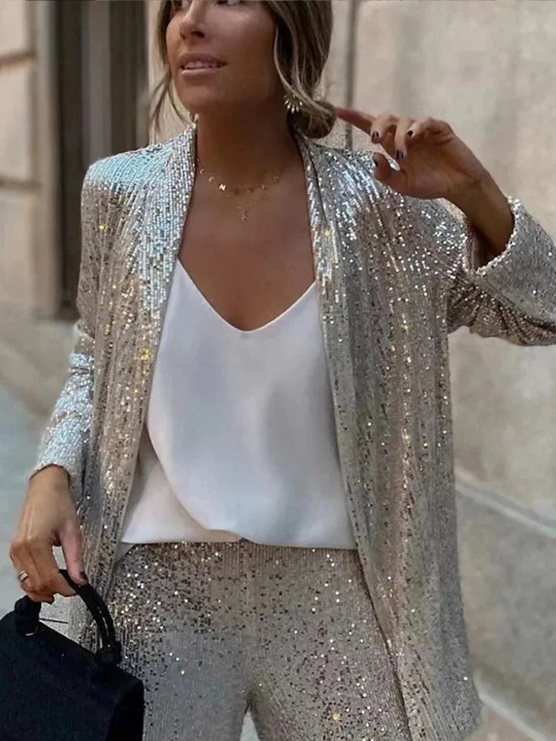 Lily Melbourne Set Violet - Sparkling fashion set for glamorous style and elegance