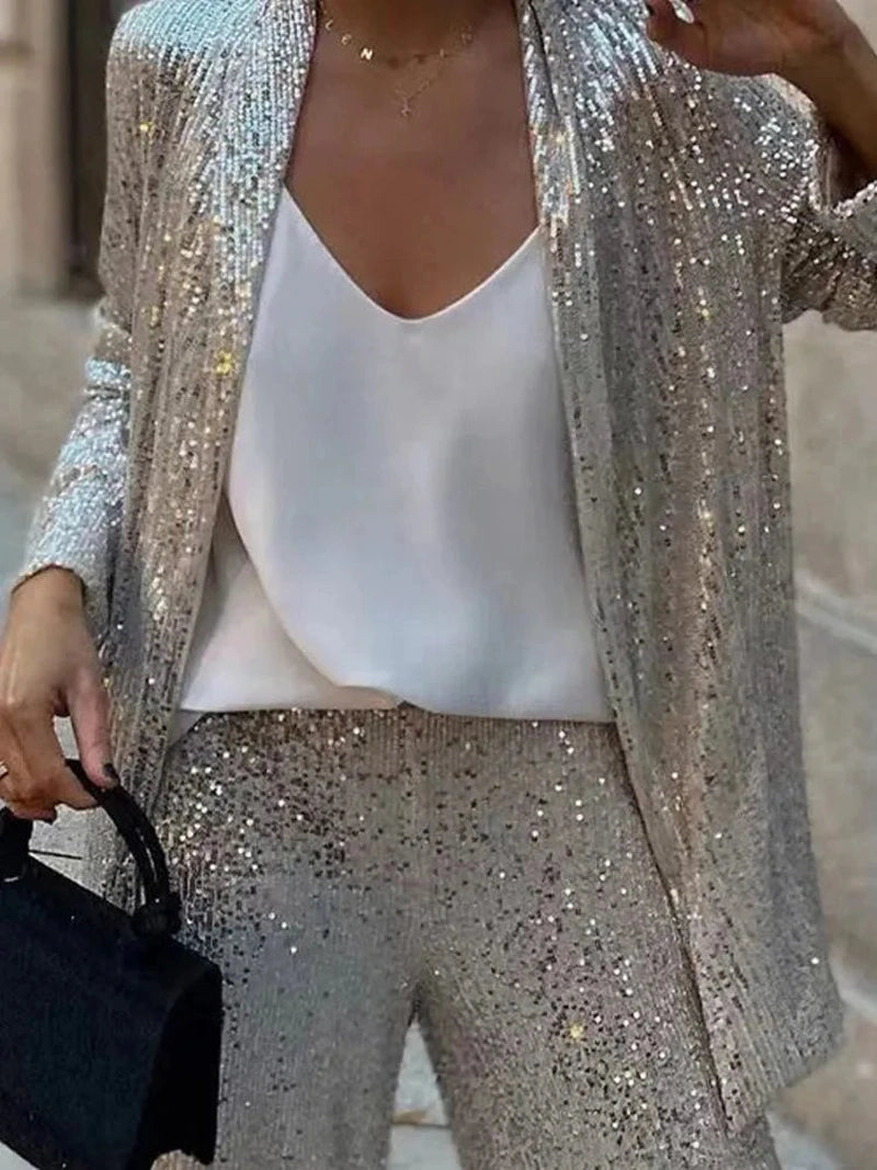 Lily Melbourne Set Violet - Sparkling fashion set for glamorous style and elegance