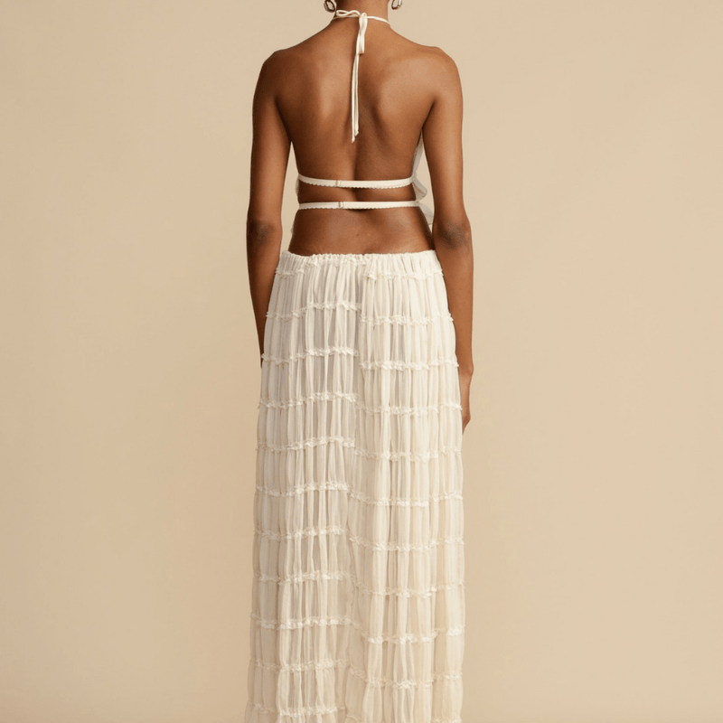 Lily Melbourne Sets Elegant Rafaela Halter Top & Skirt Set - Perfect for Any Occasion