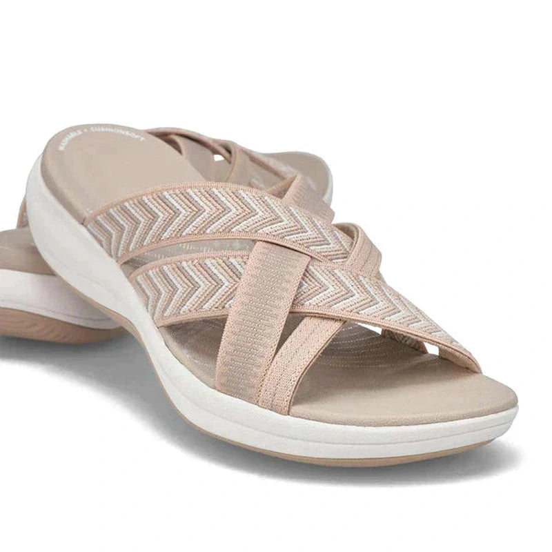 Lily Melbourne Slippers Women's Open-Toe Orthopedic Sandals – Adjustable Fit and Cushioned Sole