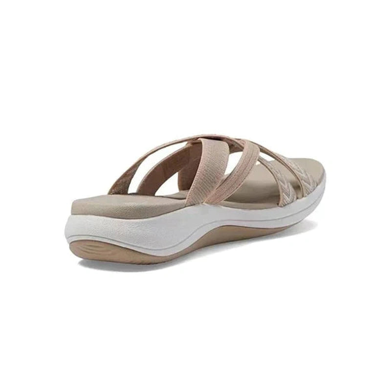 Lily Melbourne Slippers Women's Open-Toe Orthopedic Sandals – Adjustable Fit and Cushioned Sole
