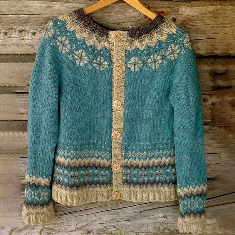 Lily Melbourne Sofia - Cozy icelandic wool cardigan for warmth