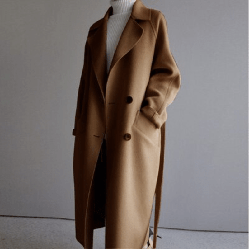 Lily Melbourne Sophia - Elegant wool coat with timeless design and pockets