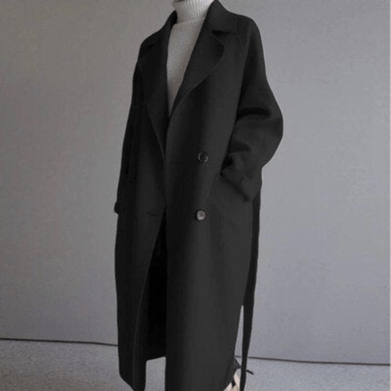 Lily Melbourne Sophia - Elegant wool coat with timeless design and pockets
