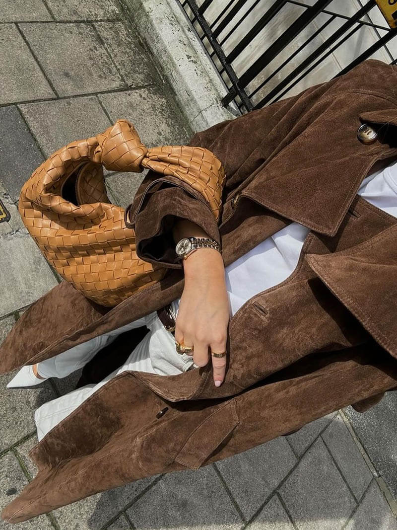 Lily Melbourne Sophie - Stylish leather trench coat for chic looks