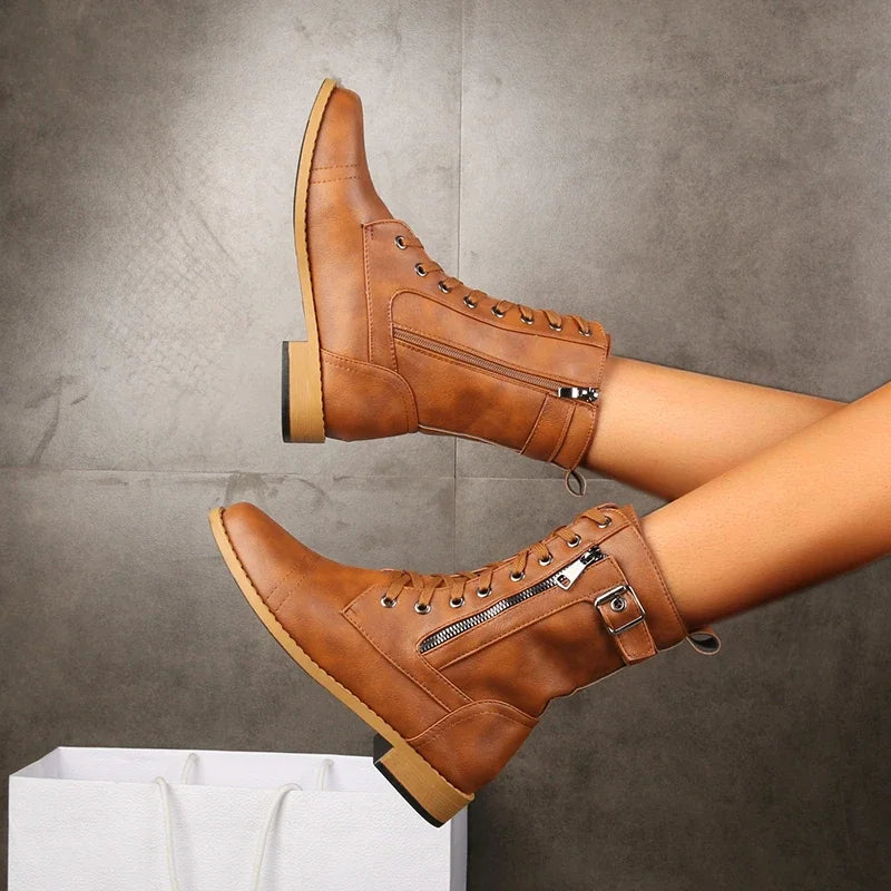 Lily Melbourne Sophie - Stylish modern lace-up boots for all occasions