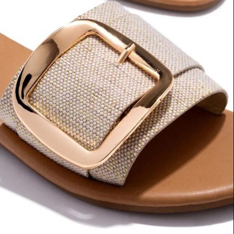 Lily Melbourne Tatiana - Summer Women's Luxury Flat Slippers