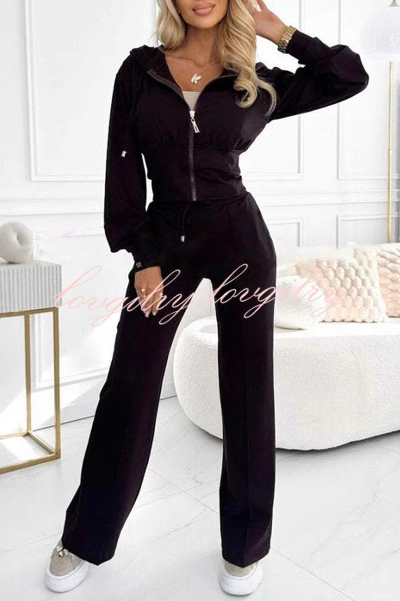 Lily Melbourne Two Piece Set Luxe - Stylish velour tracksuit for women with comfort and elegance