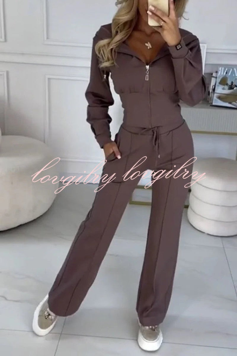 Lily Melbourne Two Piece Set Luxe - Stylish velour tracksuit for women with comfort and elegance