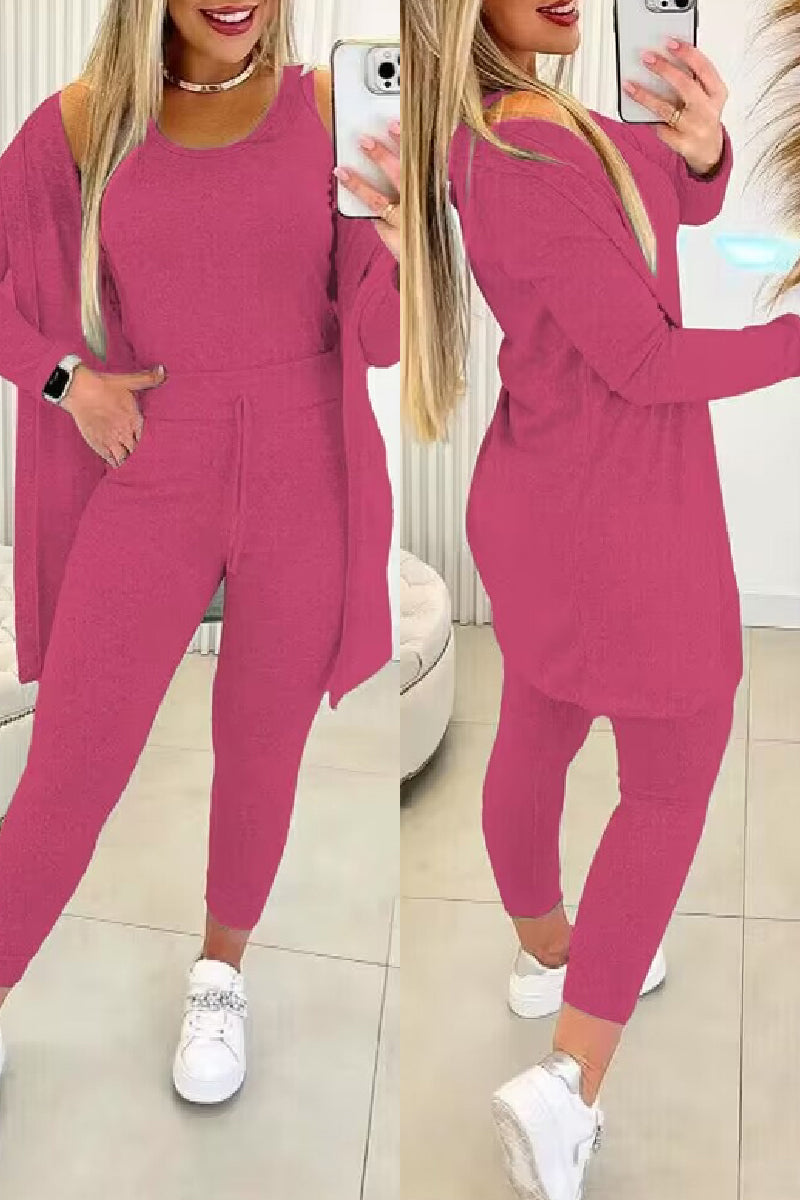 Lily Melbourne Two-Piece Suit Maya - Stylish elegant tricolor set for women