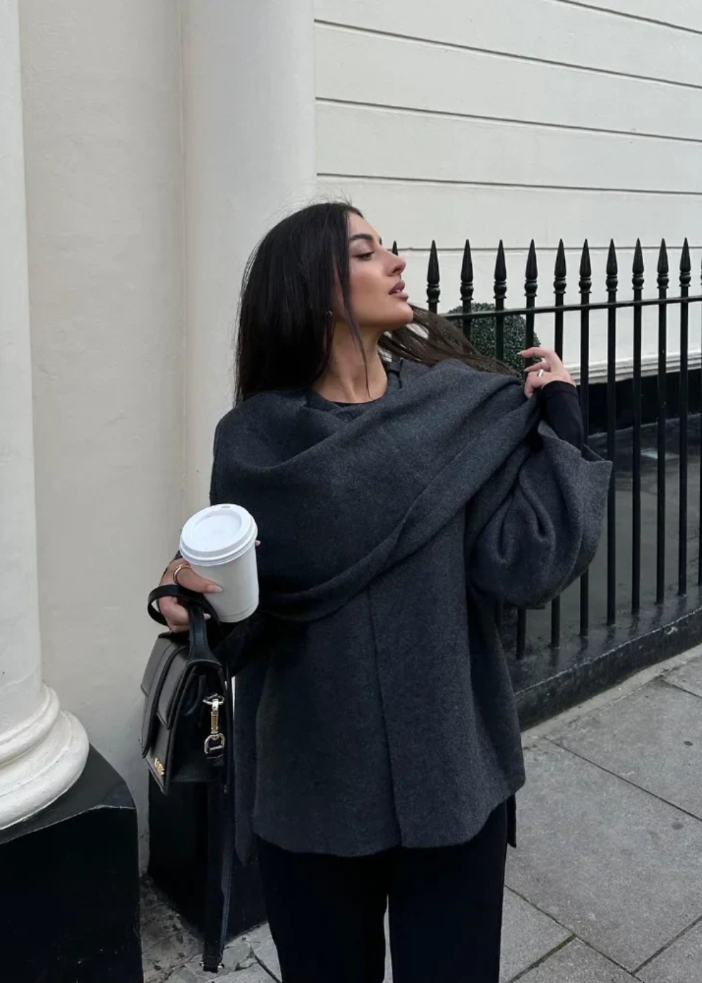 Lily Melbourne Vivian Luxury Cape Coat - Elegant & Timeless Outerwear