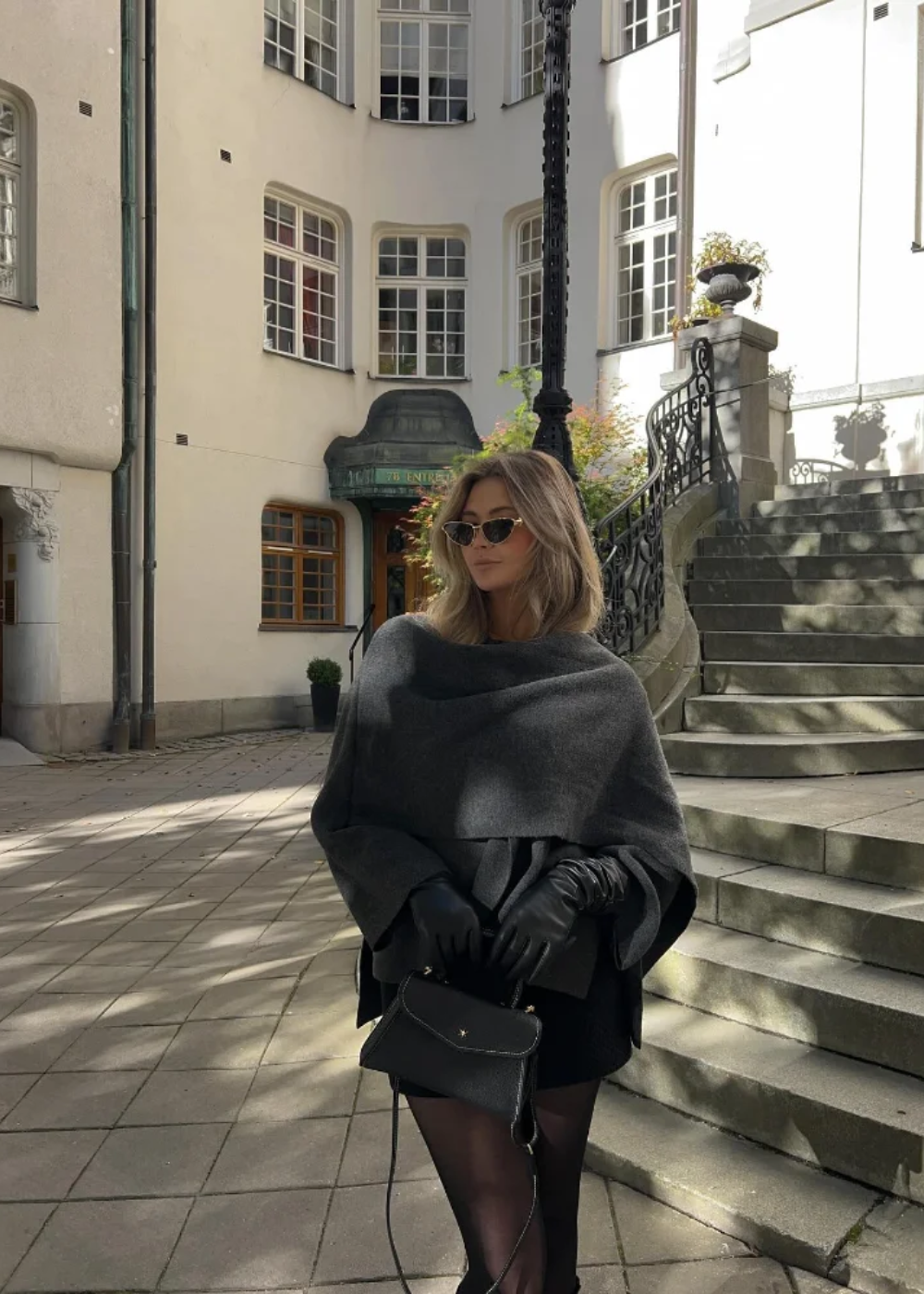 Lily Melbourne Vivian Luxury Cape Coat - Elegant & Timeless Outerwear