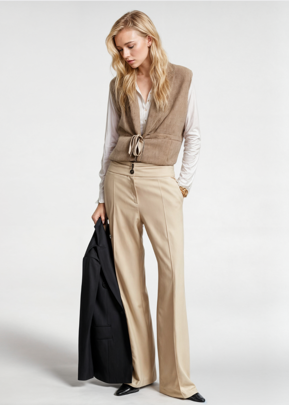 Lily Melbourne Vivienne Cashmere Vest - Luxurious Softness & Elegance
