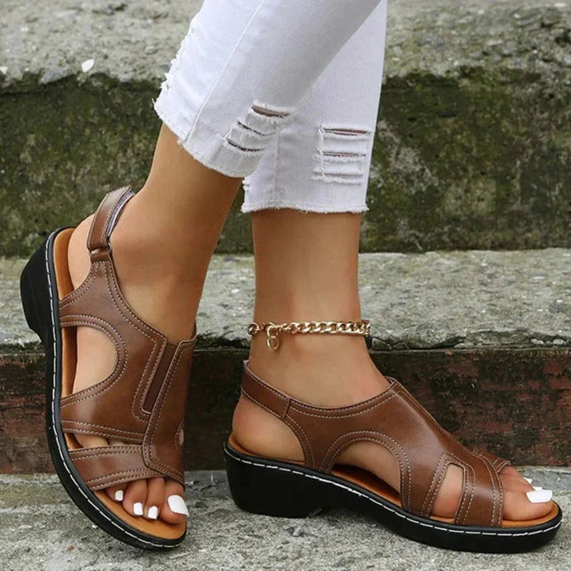 Lily Melbourne Women Sandals Jolie - Stylish orthopedic leather sandals for all-day comfort and support