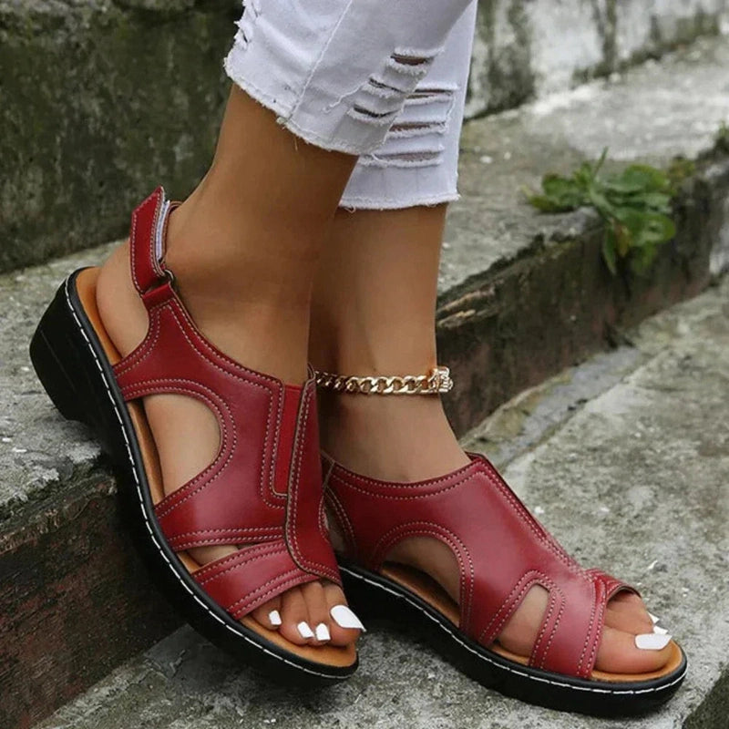 Lily Melbourne Women Sandals Jolie - Stylish orthopedic leather sandals for all-day comfort and support