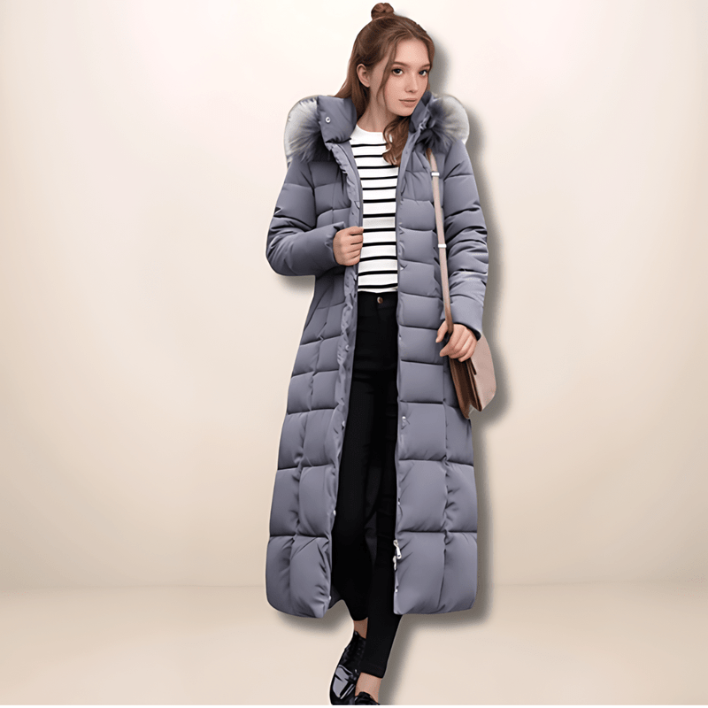 Lily Melbourne Women's Coat Felicia - Ultralight winter trench coat for chic warmth
