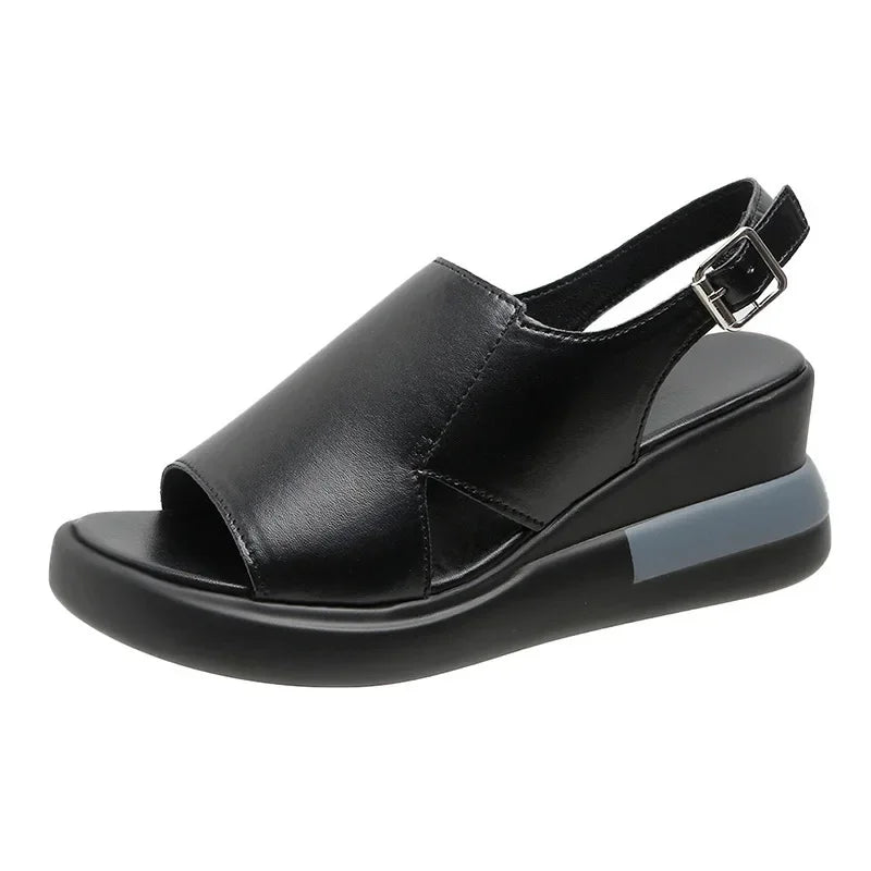 Lily Melbourne Zali - Comfortable Peep Toe Beach Sandals