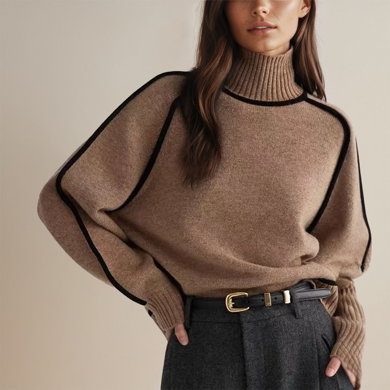 Lily Melbourne Zinnia Knit Turtleneck Sweater - Chic Fall Essential