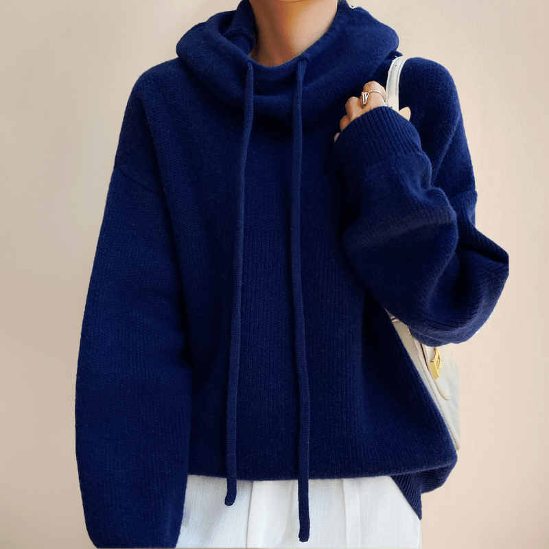Lily Melbourne pullover damen Charlotte - Stylish merino wool turtleneck sweater for warmth