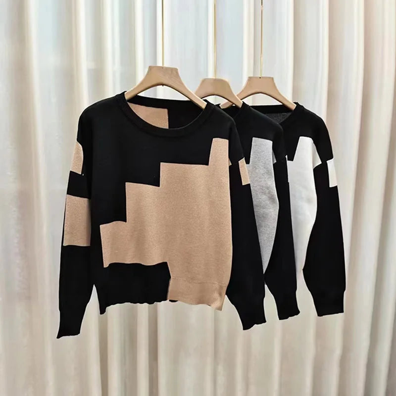 Lily Melbourne sara julia20241009 Elegant Long Sleeve Women's Sweater - Cozy, Stylish & Versatile