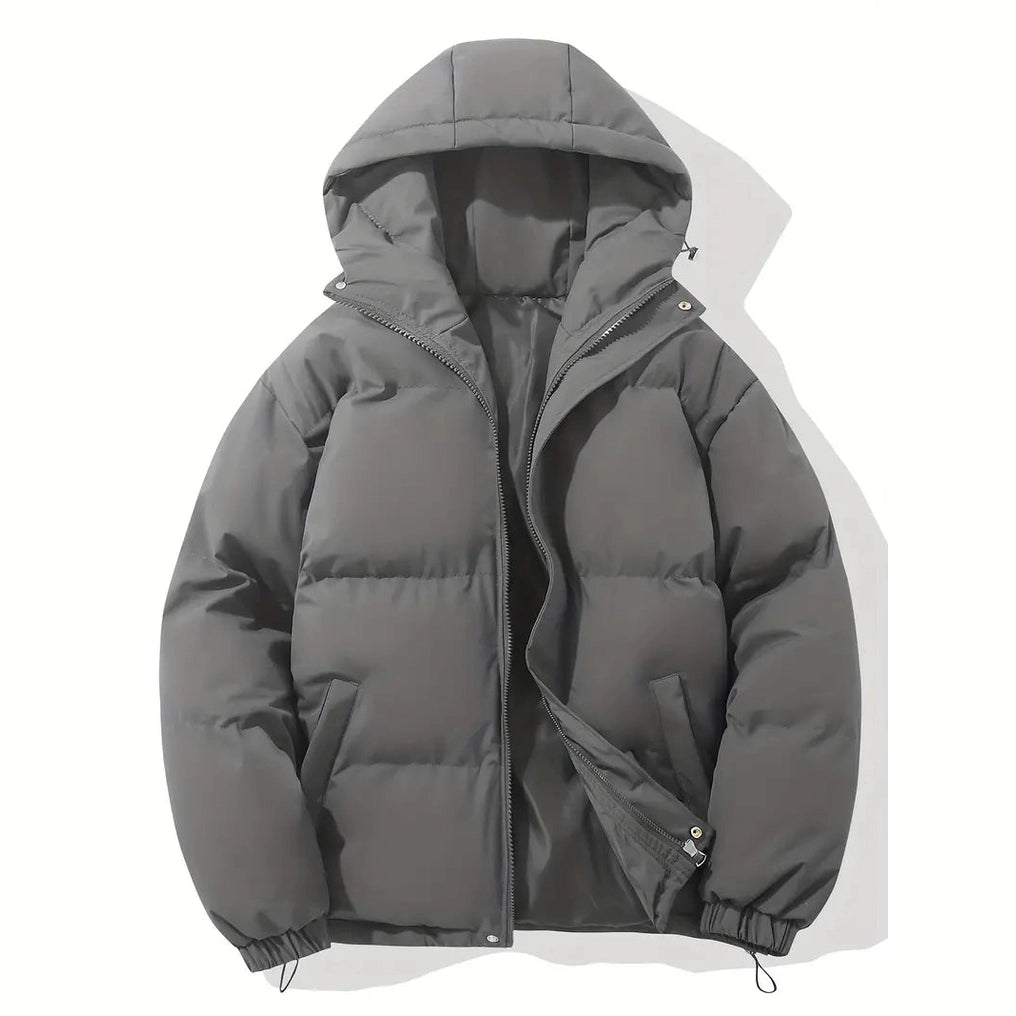Men’s Hooded Winter Down Jacket – Lightweight Insulated Coat for Cold Weather Jackets