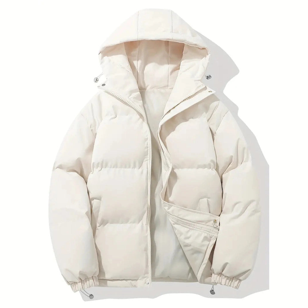 Men’s Hooded Winter Down Jacket – Lightweight Insulated Coat for Cold Weather Jackets